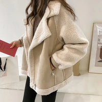 Élodie Shearling Jacket – Beige