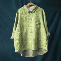 Hannah™ - Bluse mit Blumenmuster – Grün