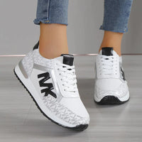 MK Sneakers - Trendige Sneakers für Frauen – Weiß