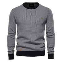 Steinmann | Herrenpullover mit Rautenmuster – Schwarz