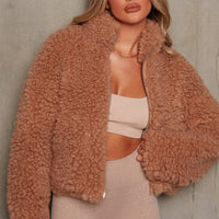 Patomaya | Damen Cardigan Kurze Jacke – Orange