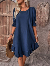 Mera - Sommerkleid – Marine
