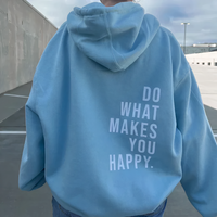 LORE - ÜBERGROSSES KAPUZEN-SWEATSHIRT – Blau