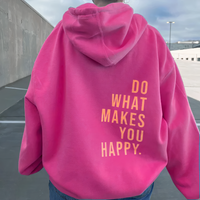Lola | Oversized Hoodie – Dunkel rosa (Fast ausverkauft)