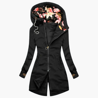 Damen Wind- und Wasserdichte Outdoorjacke | Atmungsaktiv – Schwarz