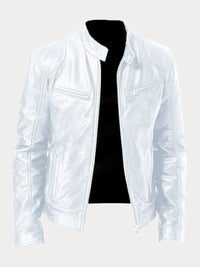 Gottfried® | Lederjacke – Weiß