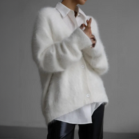 LINDA | ELEGANTER WINTER CARDIGAN | STILVOLLER WÄRMESCHUTZ – Weiß