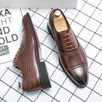 Paul | Herren Orthopädie Oxford Schuhe – Braun