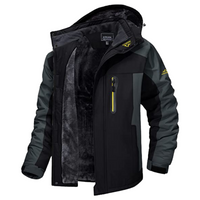 Poithania | komfortable langärmelige Winterjacke – Schwarz