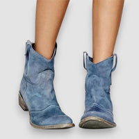 Sabine | Vintage Cowboystiefel – Blau