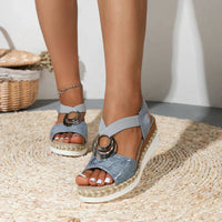 Isadora | Premium Designer Sandals Summer – Diamantblau