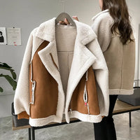 Élodie Shearling Jacket – Mocha