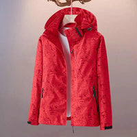 Lasielle | Rote Wasserdichte Jacke – Rot