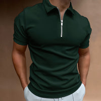 Casual Slim Fit Poloshirt für Herren – Grün