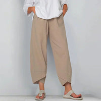 Mira | Loose-Fit Sommerhose – Khaki