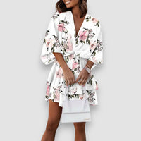 Coco | Wide Mini Dress – Weiß