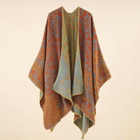 Silke | Kuscheliger Weicher Winterschal – Orange