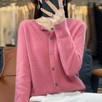 Leonie | Merinowoll-Cardigans – Rosa