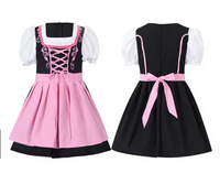 Klara | Kinder Dirndl-Set für Mädchen – Rosa