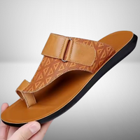 Callen Luxe™ | Nackte Leder-Sandalen – Braun (Fast ausverkauft!)