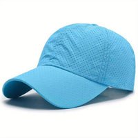 Schnelltrocknende Netzkappe – UV-beständige Kappe für Outdoor-Sportarten und -Aktivitäten – Himmelblau