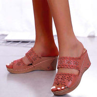 Sandaletten für Damen – Trendige orthopädische Sommerschuhe für den Sommer – Braun