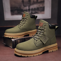 Markus | Herren Orthopädische hohe Laufschuhe – Grün