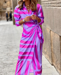 Heidi | - Wickelsommerkleid – Lila