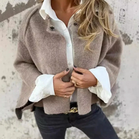 Leydoria | Beigefarbener Kaschmirpullover – Khaki