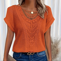 Heidi-Mode | Luftige Bluse für Damen – Orange