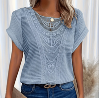 Heidi-Mode | Luftige Bluse für Damen – Hellblau
