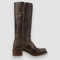 Lior | Leder-Bronco-Stiefel – Dunkelbraun