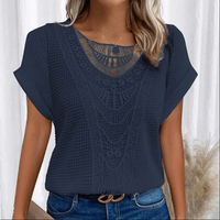 Heidi-Mode | Luftige Bluse für Damen – Dunkelblau