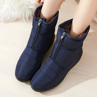 Sibirien™ Stiefel mit Plüschfutter, rutschfester Sohle und Wasserdichtigkeit / Schutz, Komfort und Stil für die kältesten Tage! – Blau