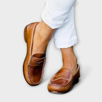 Klassische Damen-Loafer – Braun