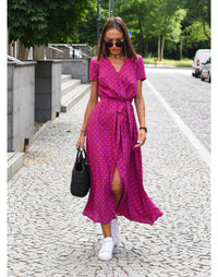 Louisanne® | Bequemes Kleid – Roter Punkt