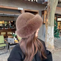 Franzi - Eleganter Pelzhut – Hellbraun