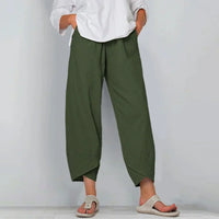 Mira | Loose-Fit Sommerhose – Grün