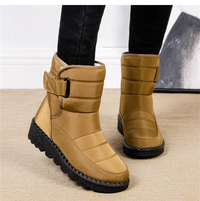 Olinareiah | Die neuen rutschfesten, wasserdichten, gepolsterten Baumwollstiefel – Khaki