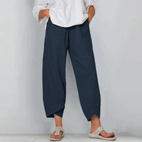 Mira | Loose-Fit Sommerhose – Tiefblau