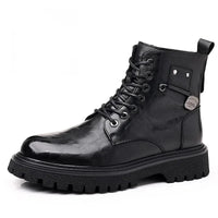 Elegante Business Stiefel für Herren – Schwarz