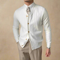 GILBERT - ELEGANTE STRICKJACKE – Weiß