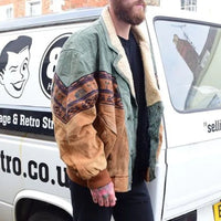 Eyvira | Vintage Fleecejacke – Mehrfarbig