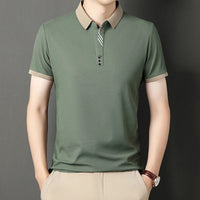 Poloshirt für Herren - Stilvolles Kurzarm-Poloshirt für den Sommer 2024 – Grün