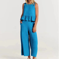 Sophia Set – Eleganz und Komfort für den Alltag – Blau