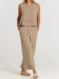 Sophia Set – Eleganz und Komfort für den Alltag – Khaki