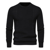 Felix | Stylischer Strickpullover für kalte Tage – Schwarz