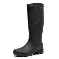 Herren Wasserdichte Gummistiefel | Schwarz – Schwarz 43cm