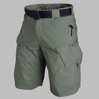 Sommerliche Cargo Shorts für Herren - Wasserdichte Kurze Hosen mit Stretch für heiße Tage – Grün