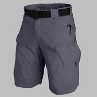 Sommerliche Cargo Shorts für Herren - Wasserdichte Kurze Hosen mit Stretch für heiße Tage – Grau